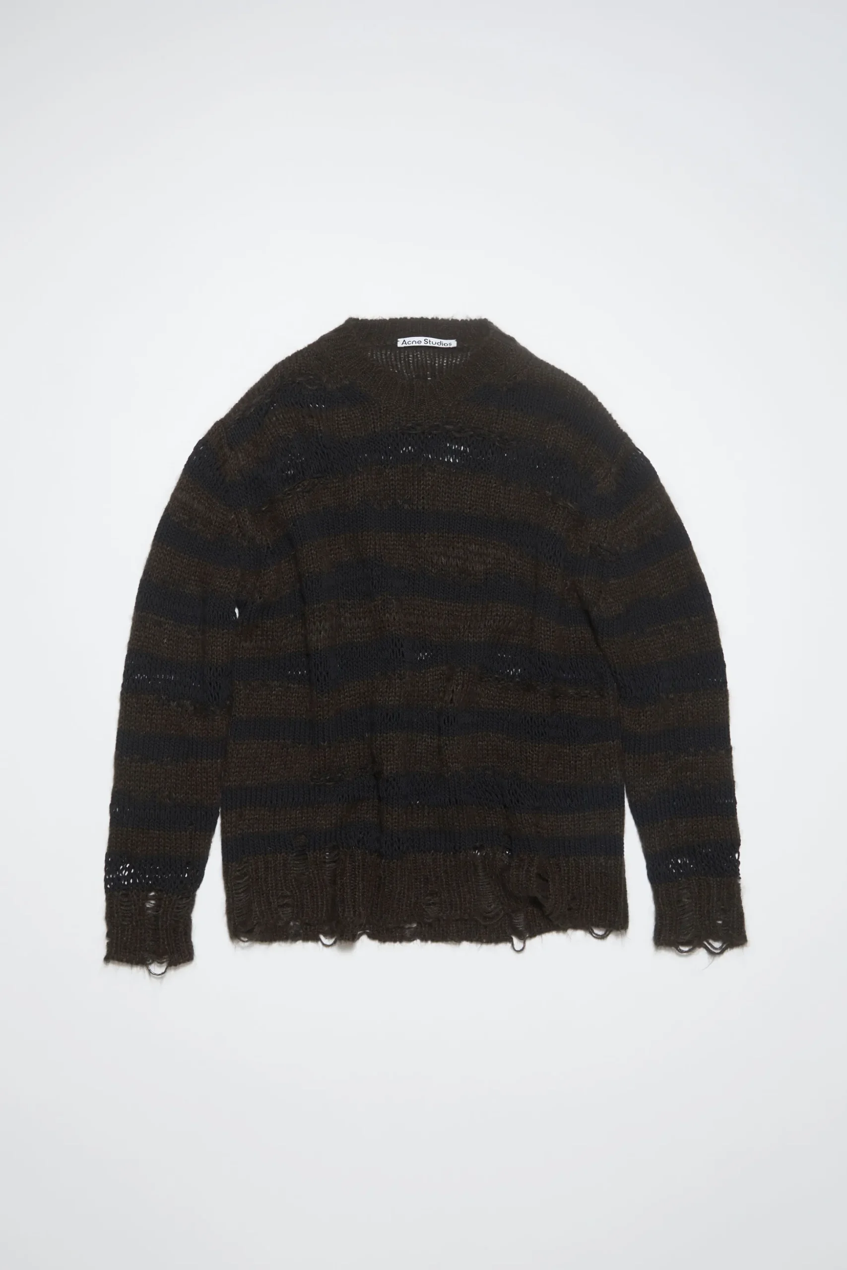 Gestreifter Pullover Im Used-Look