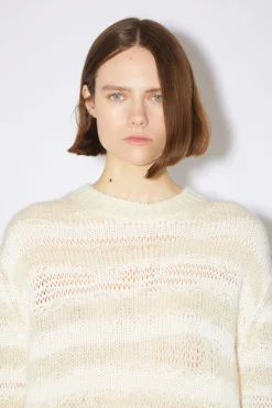 Gestreifter Pullover Im Used-Look