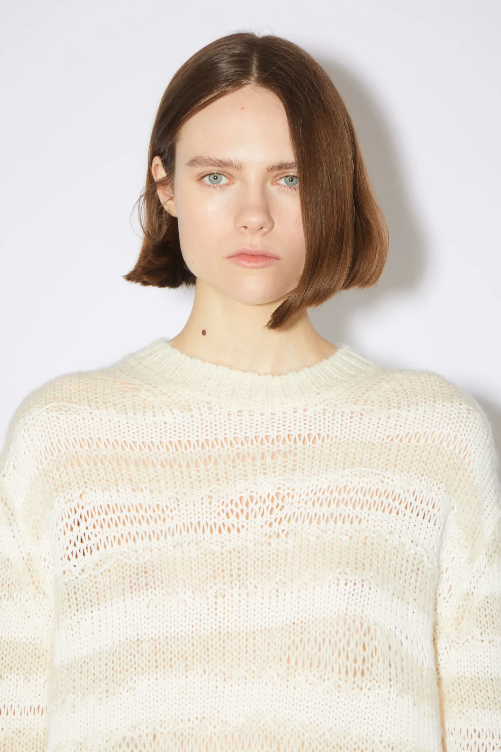 Gestreifter Pullover Im Used-Look