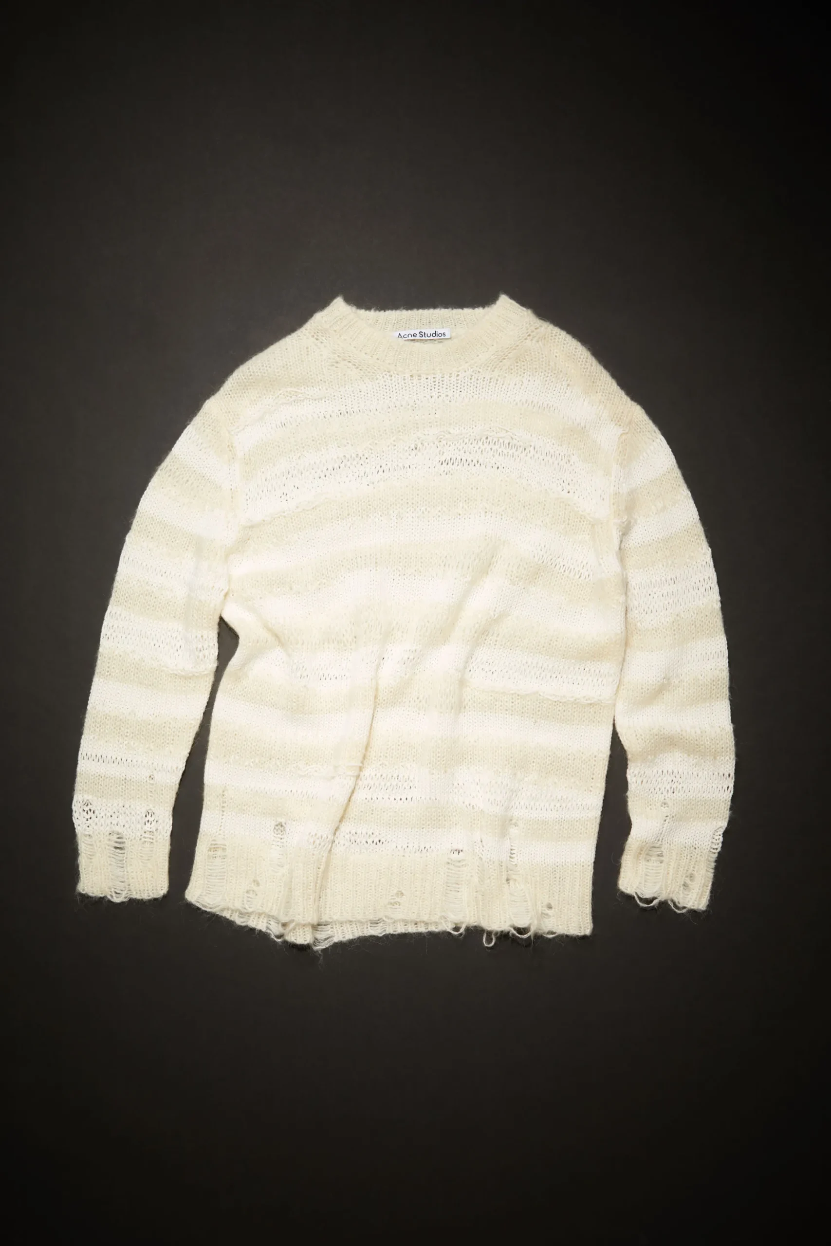 Gestreifter Pullover Im Used-Look