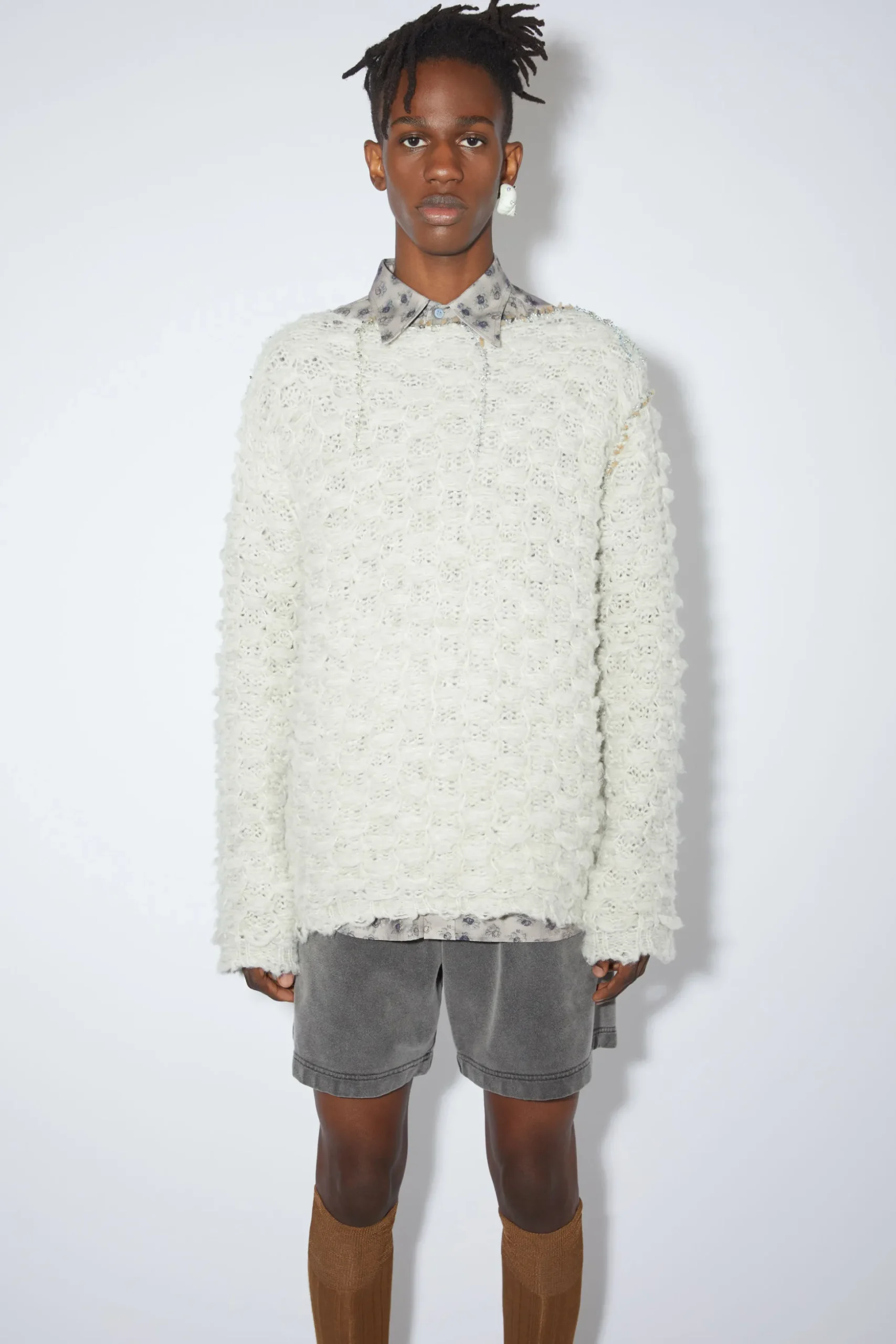 Hakelpullover Im Used-Look