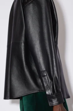 Hemdjacke Aus Leder