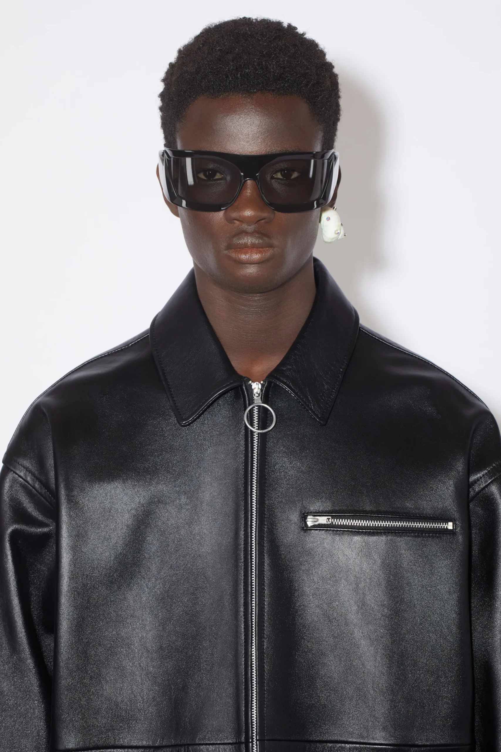Hemdjacke Aus Leder