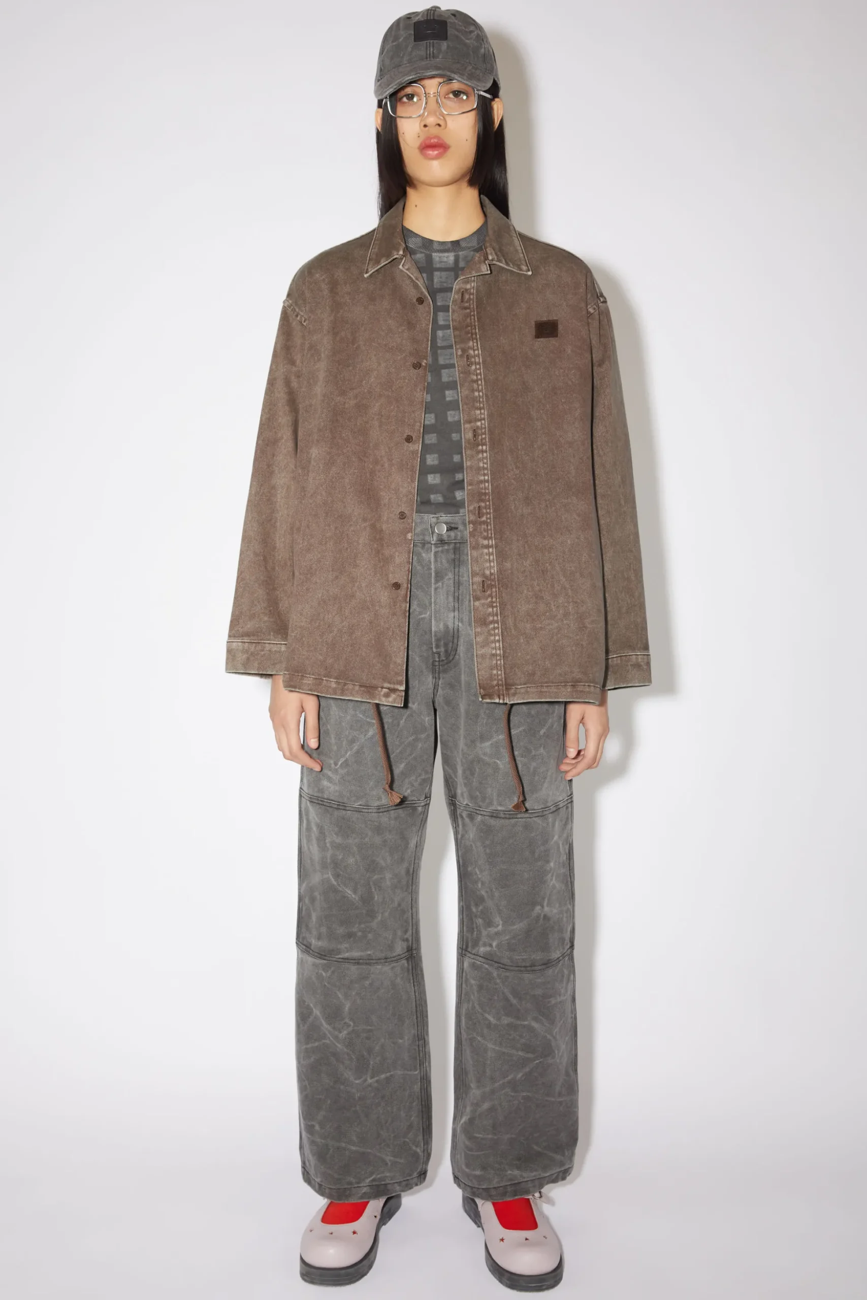 Hemdjacke Mit Face-Aufnaher