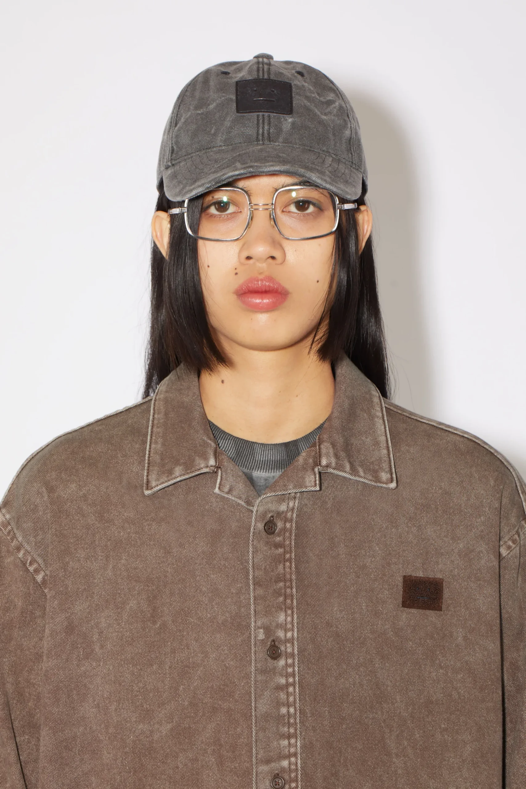 Hemdjacke Mit Face-Aufnaher