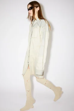 Hemdkleid Mit Denim-Patchwork