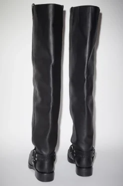 Hohe Lederstiefel
