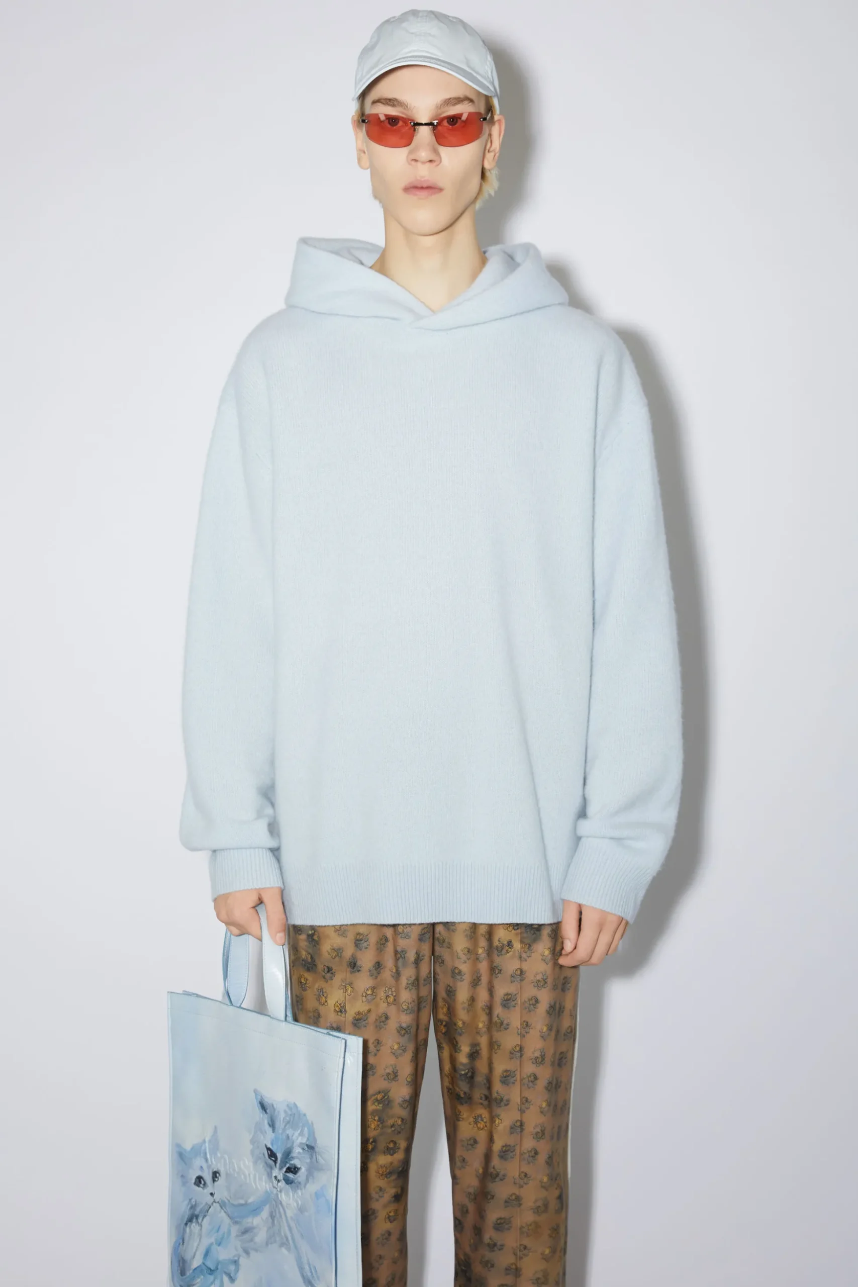 Hoodie Aus Woll-Kaschmir-Mix