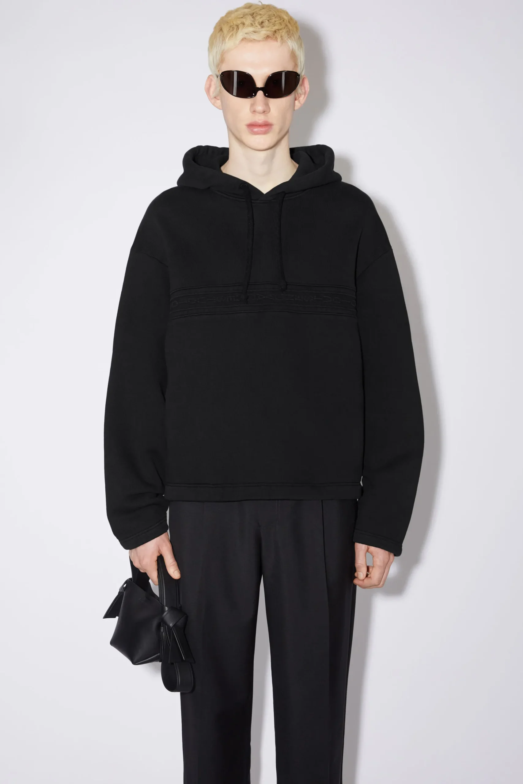 Hoodie Mit Logo-Tape