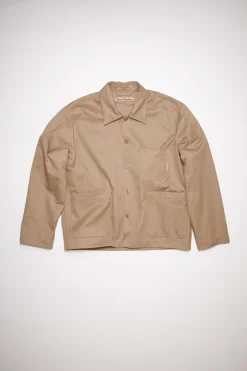 Jacke Aus Baumwoll-Twill