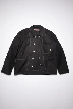 Jacke Aus Schwerem Twill