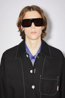 Jacke Aus Schwerem Twill