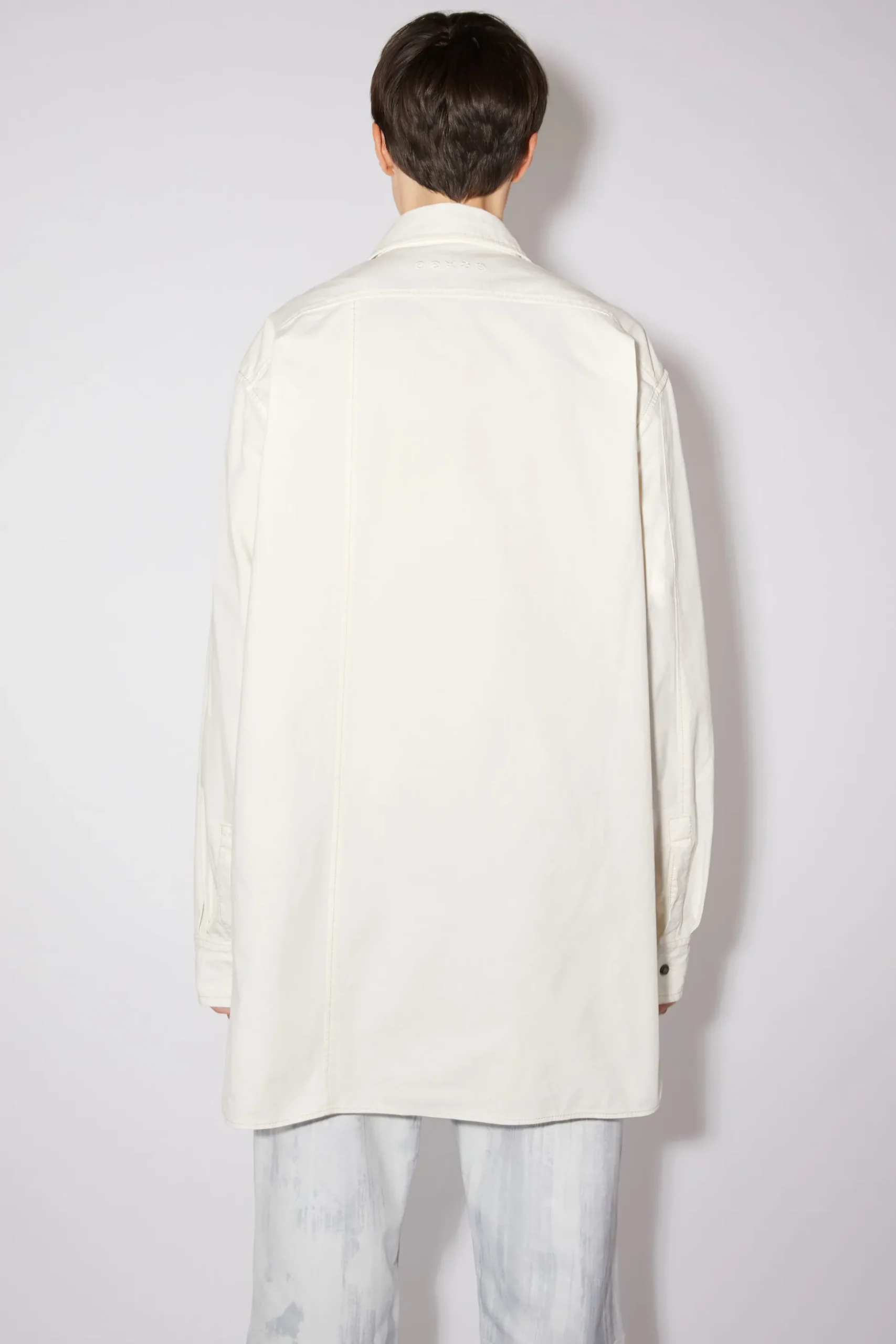 Jeanshemd Mit Knopfleiste