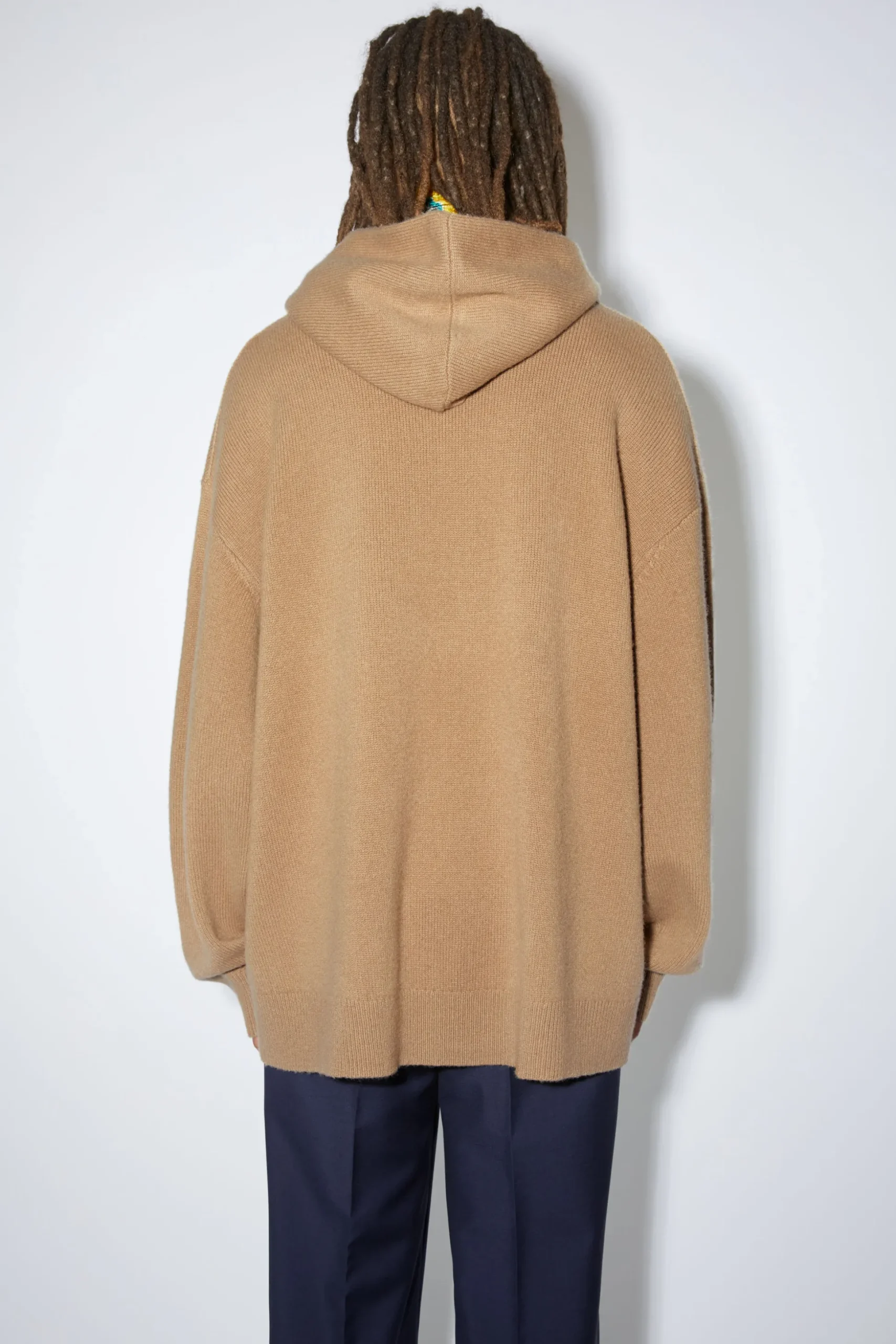 Kapuzen-Pullover Aus Wolle