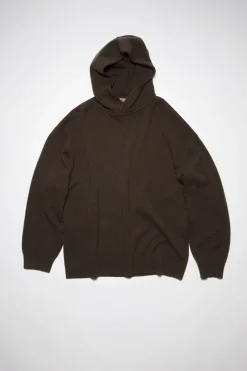 Kapuzen-Pullover Aus Wolle