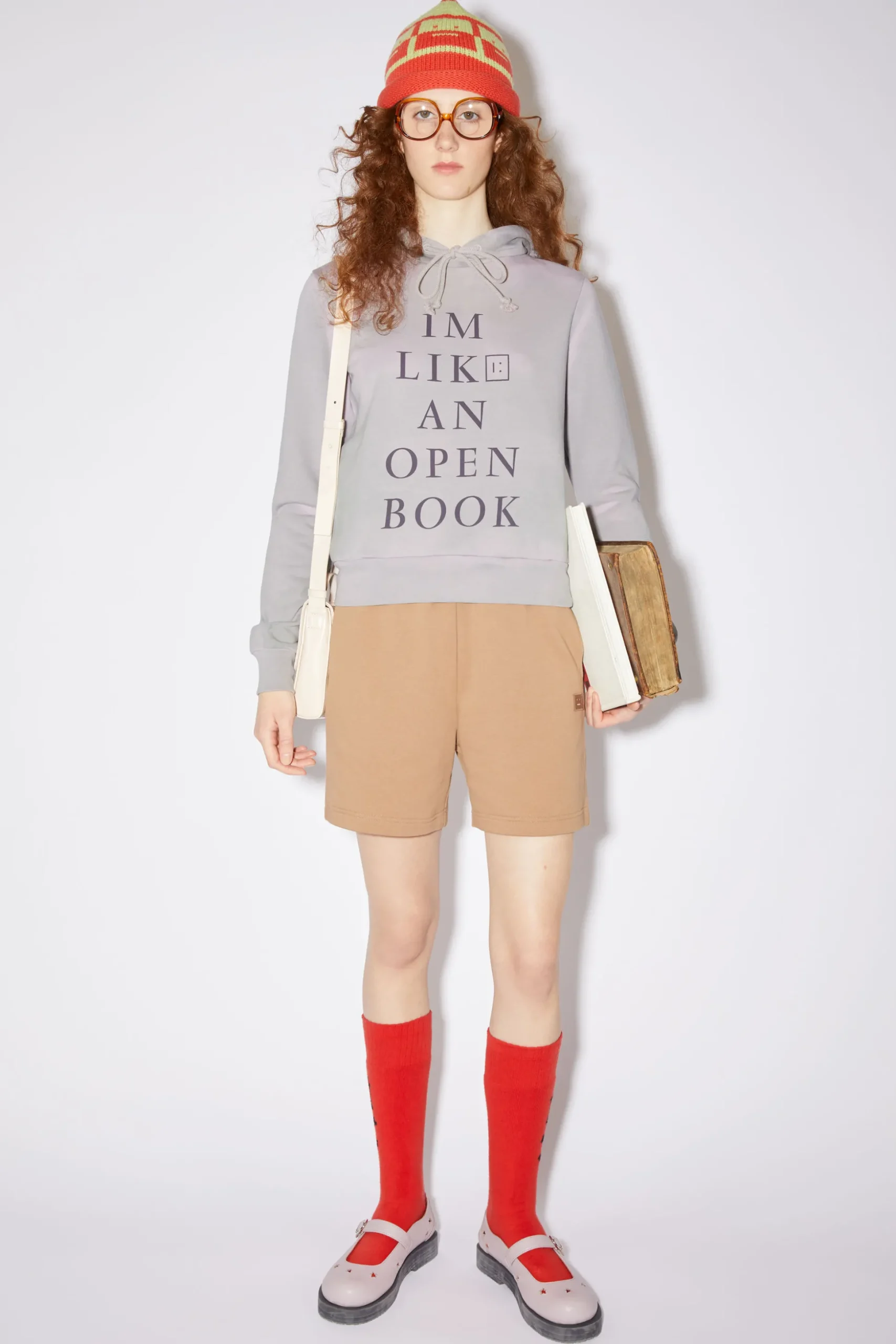 Kapuzen-Sweatshirt Mit Print