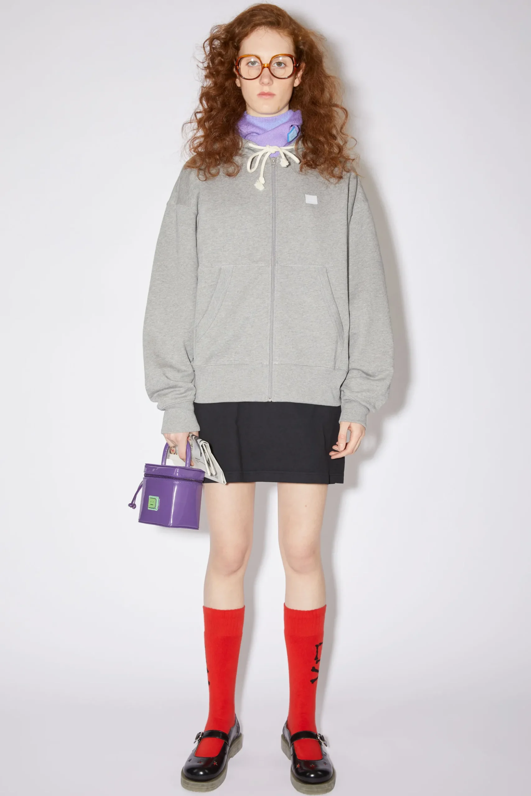 Kapuzen-Sweatshirt Mit Reisverschluss