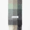 Karierter Schal Aus Mohair