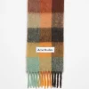 Karierter Schal Aus Mohair