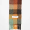 Karierter Schal Aus Mohair