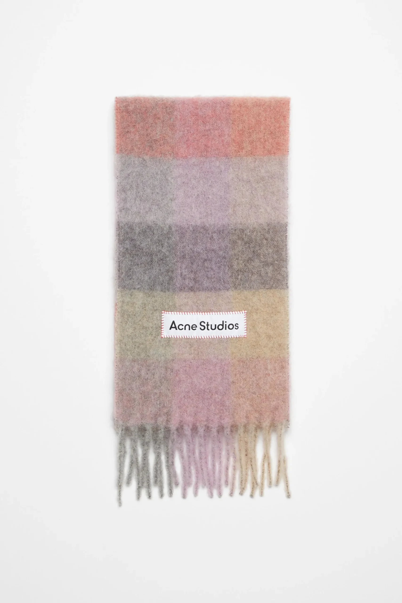 Karierter Schal Aus Mohair