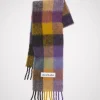 Karierter Schal Aus Mohair