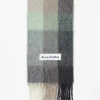 Karierter Schal Aus Mohair