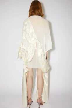 Kleid Mit Drapierter Schleife