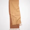 Kontrastierender Wollschal Mit Logo-Jacquardmuster