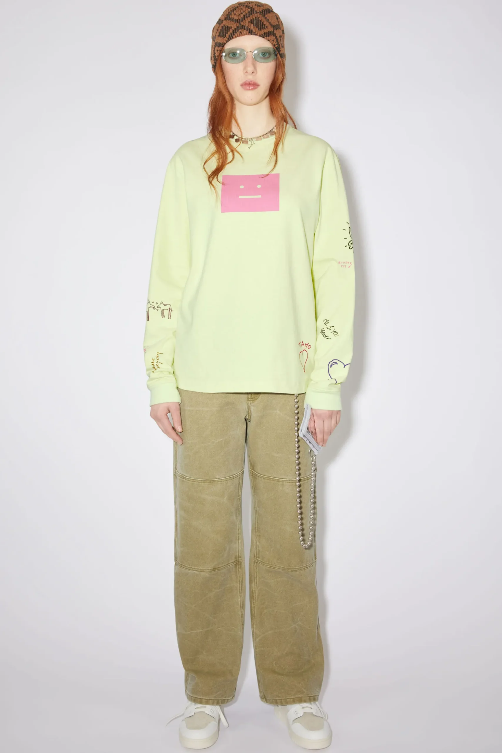 Langarmliges T-Shirt Mit Print