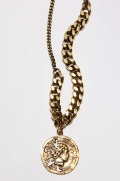Lange Halskette Mit Munzanhanger