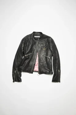 Lederjacke Im Used-Look