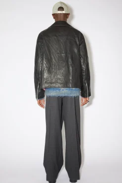 Lederjacke Im Used-Look