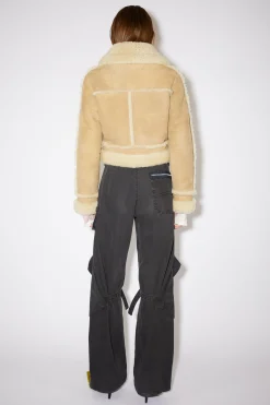 Lederjacke Mit Shearling