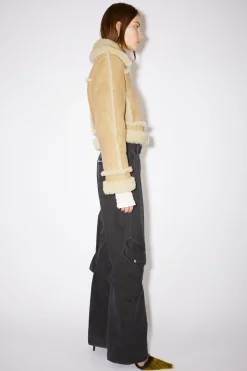 Lederjacke Mit Shearling