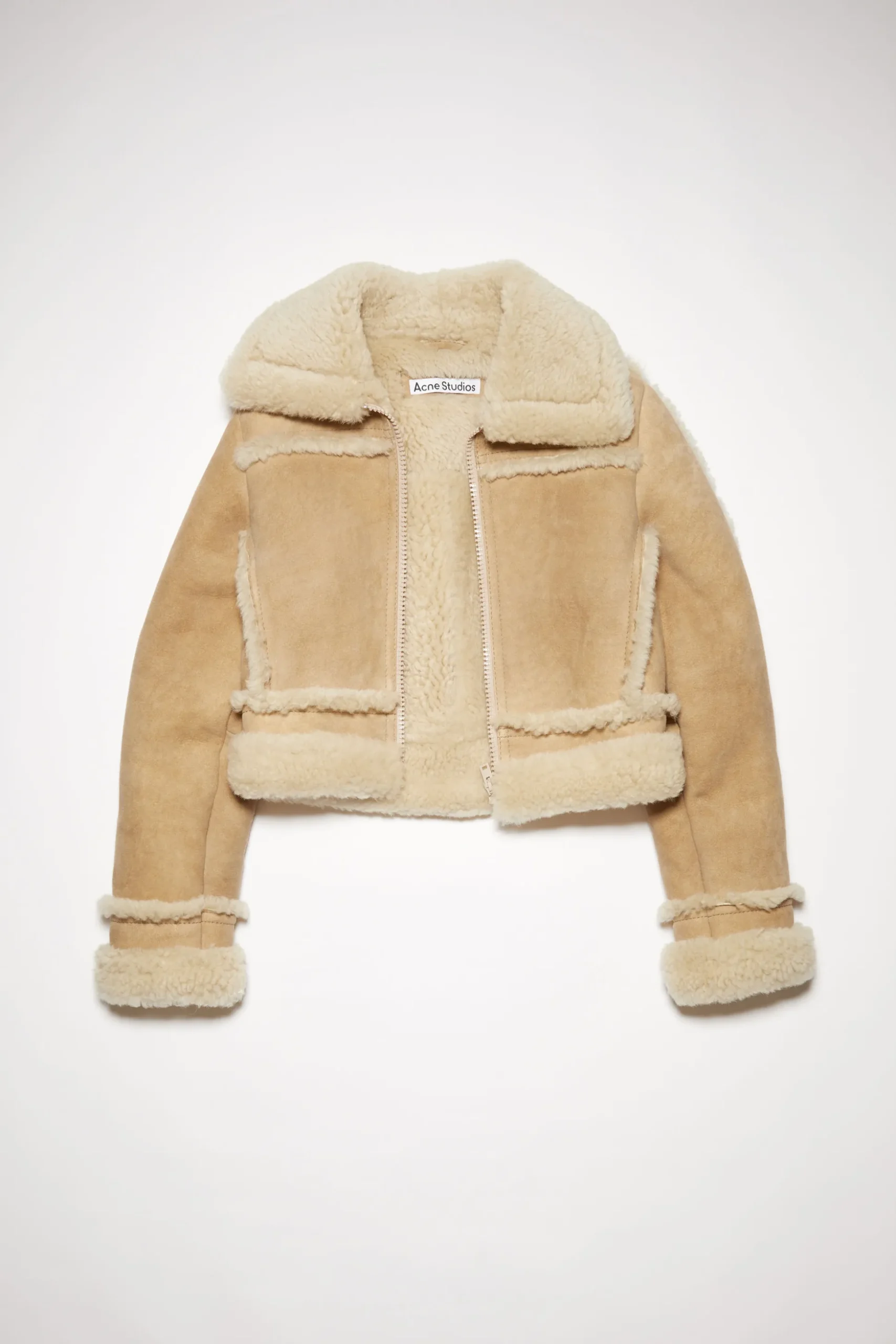 Lederjacke Mit Shearling
