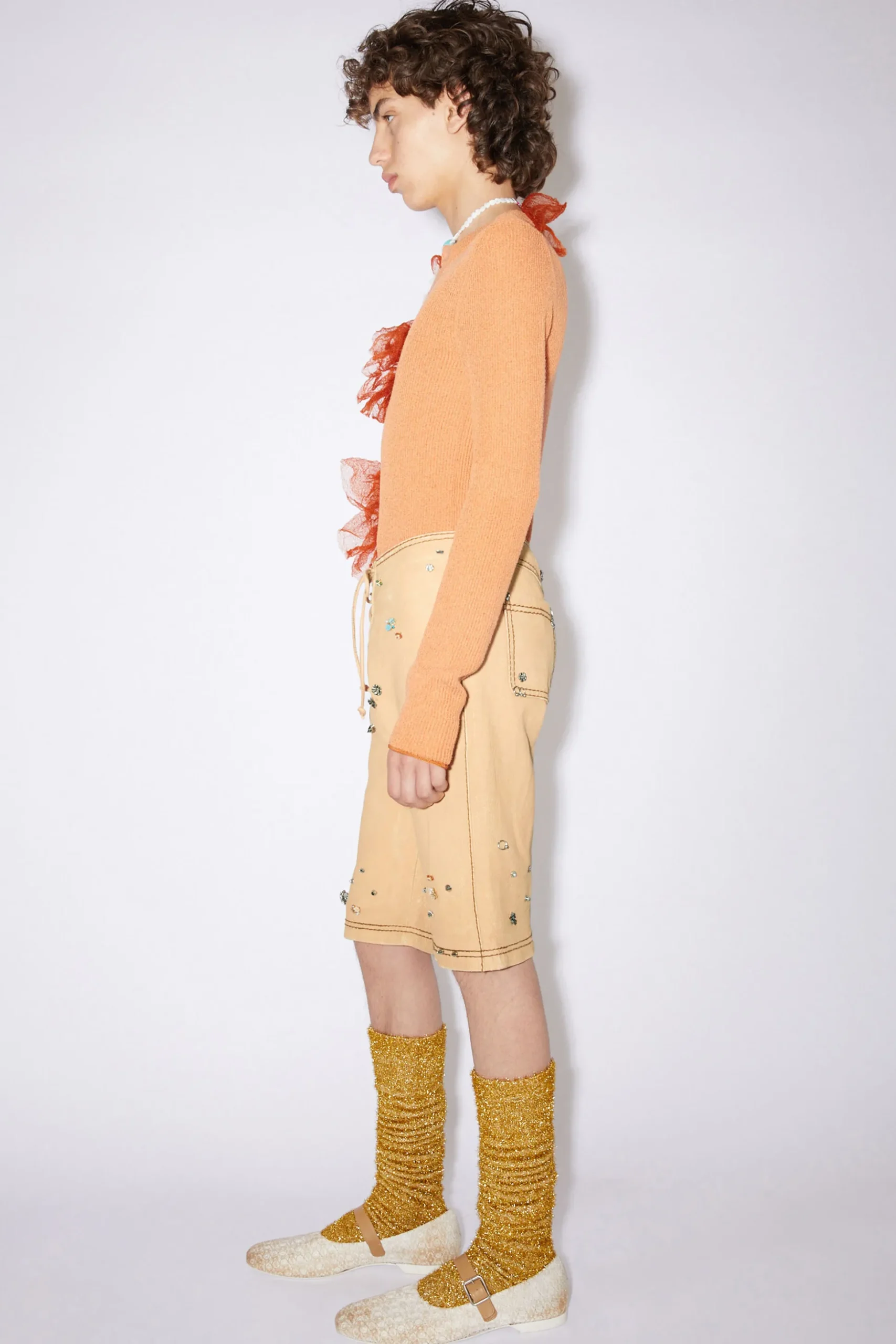 Leder-Shorts