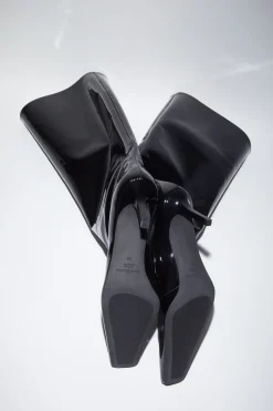 Lederstiefel Mit Absatz