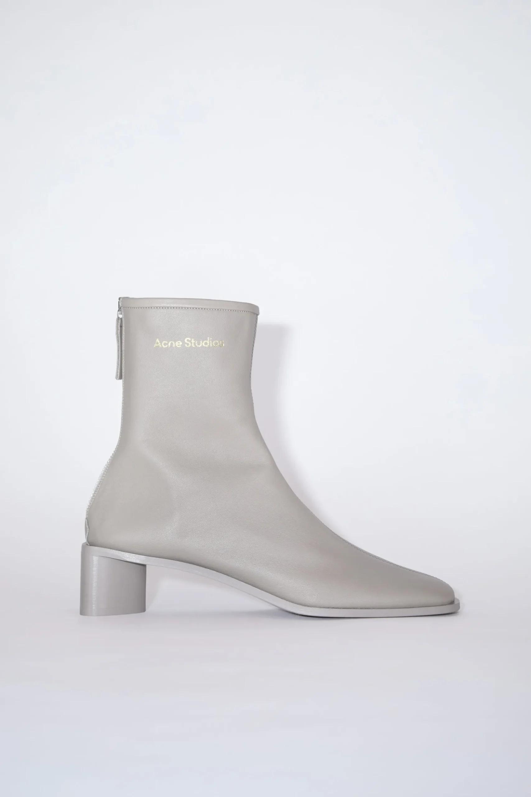 Lederstiefel Mit Logo