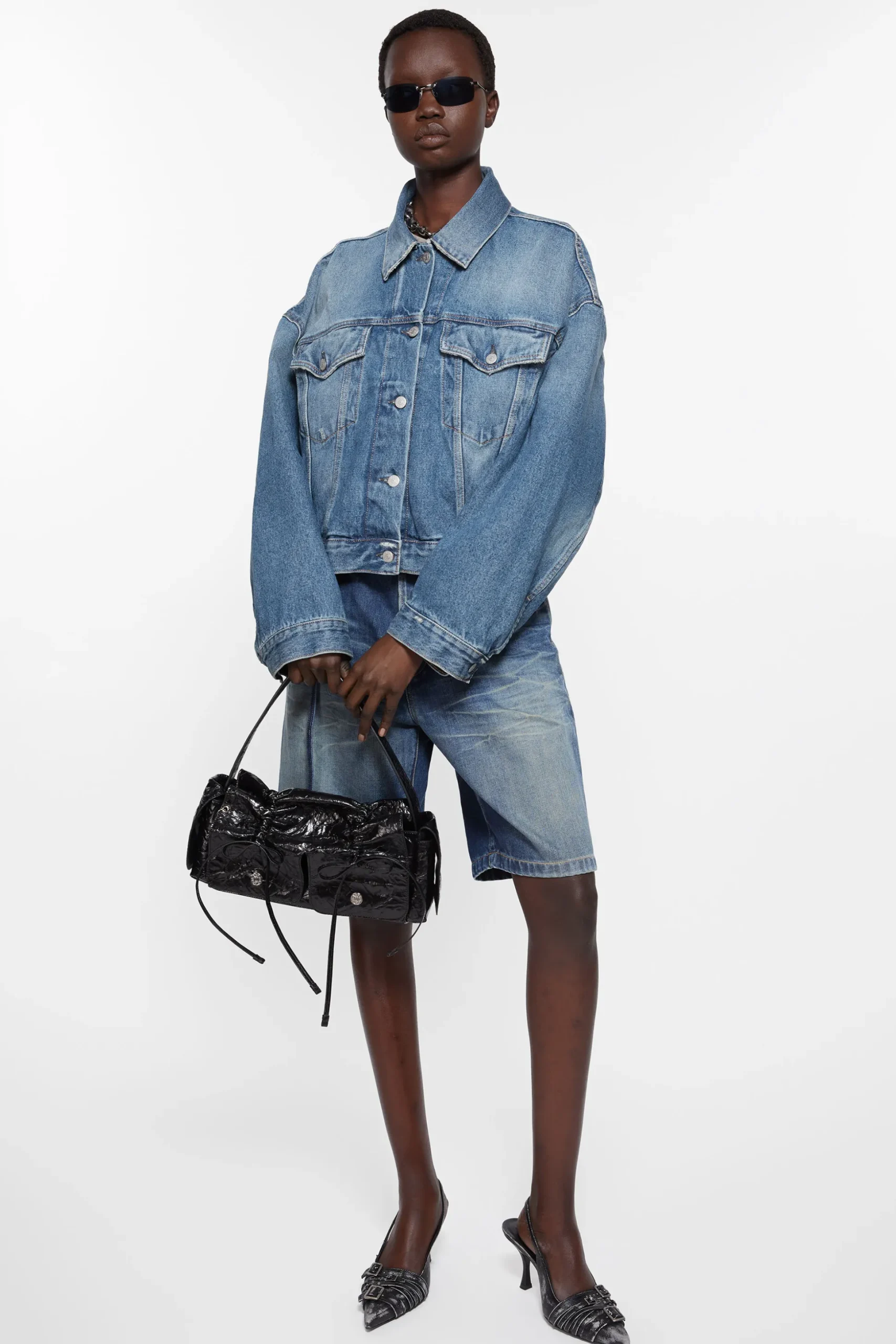 Lockere Denimjacke