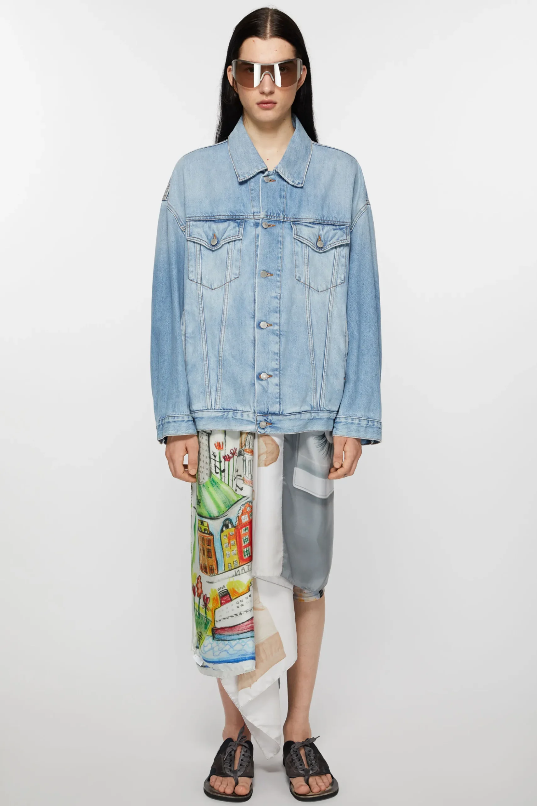 Lockere Denimjacke