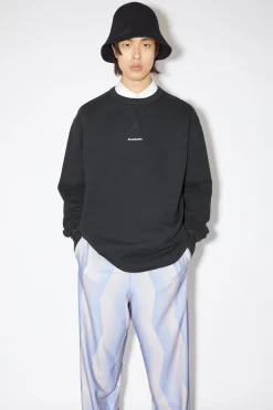 Logo-Pullover Mit Rundhalsausschnitt