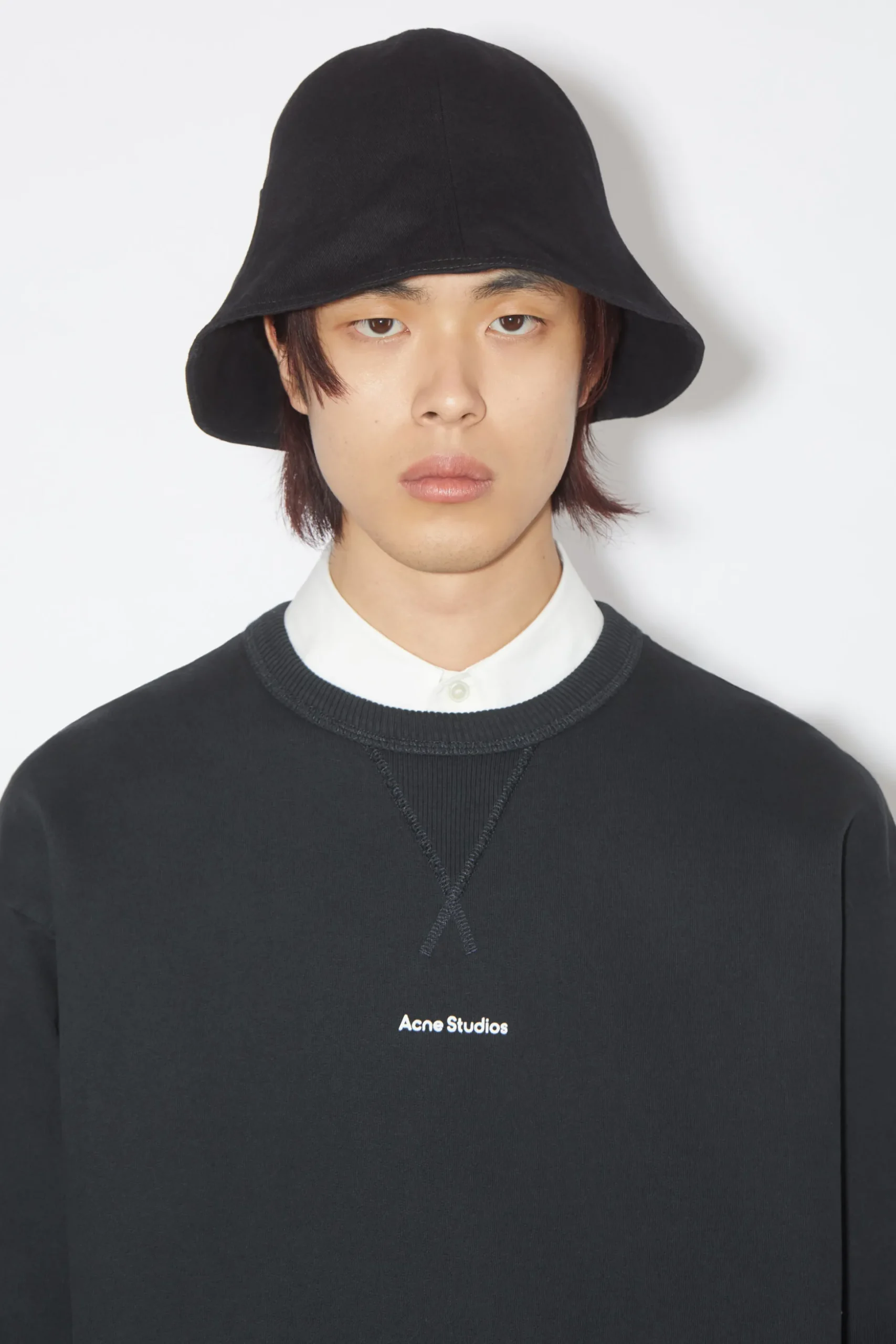 Logo-Pullover Mit Rundhalsausschnitt