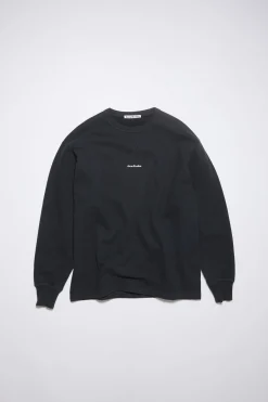 Logo-Pullover Mit Rundhalsausschnitt
