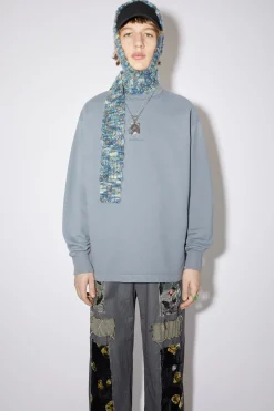 Logo-Pullover Mit Rundhalsausschnitt