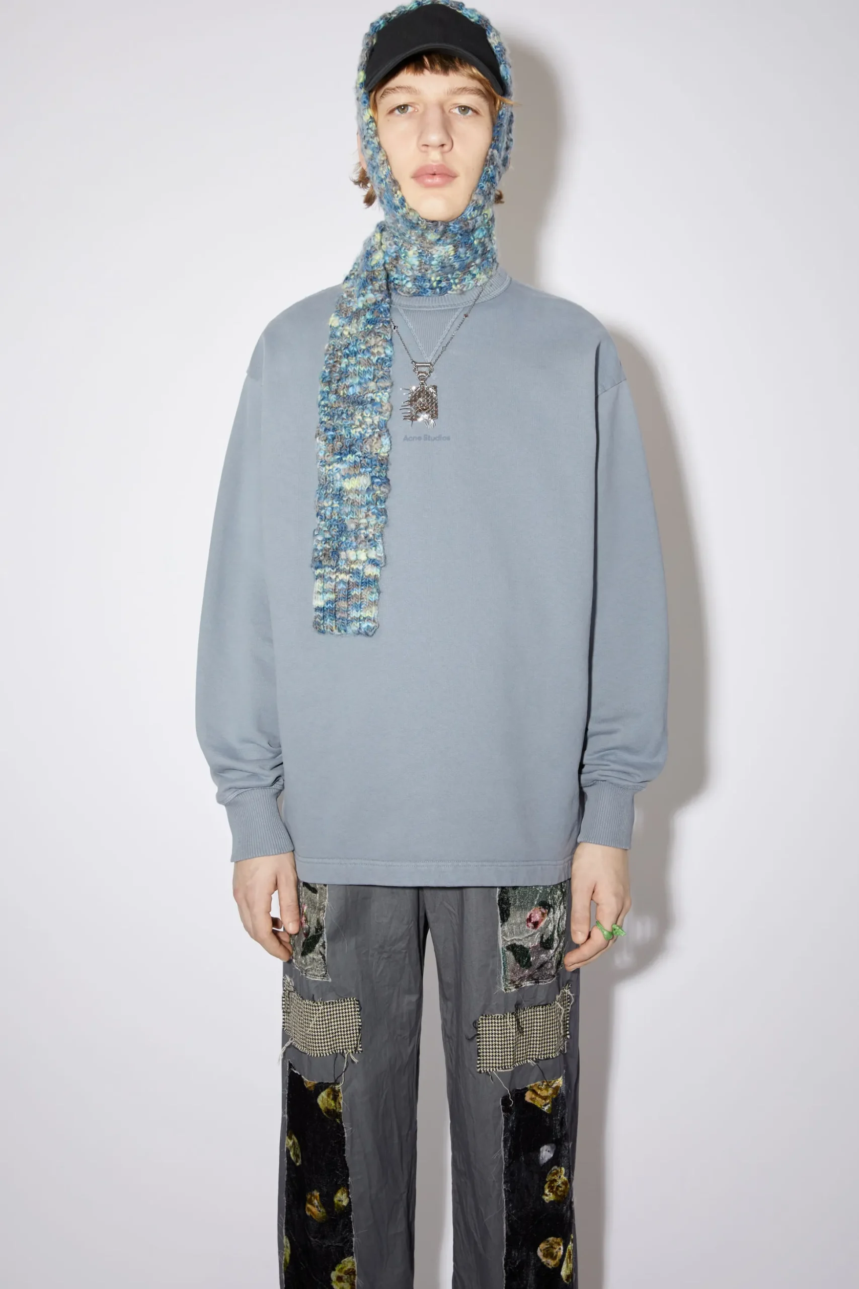 Logo-Pullover Mit Rundhalsausschnitt
