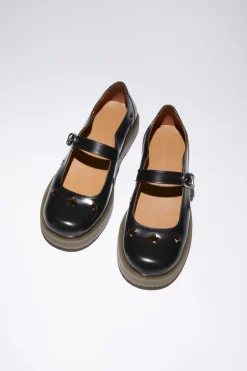 Mary-Jane-Pumps Aus Leder