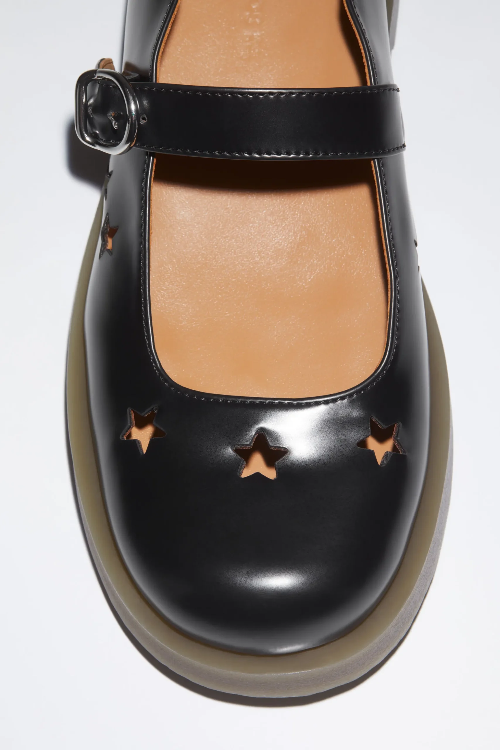 Mary-Jane-Pumps Aus Leder