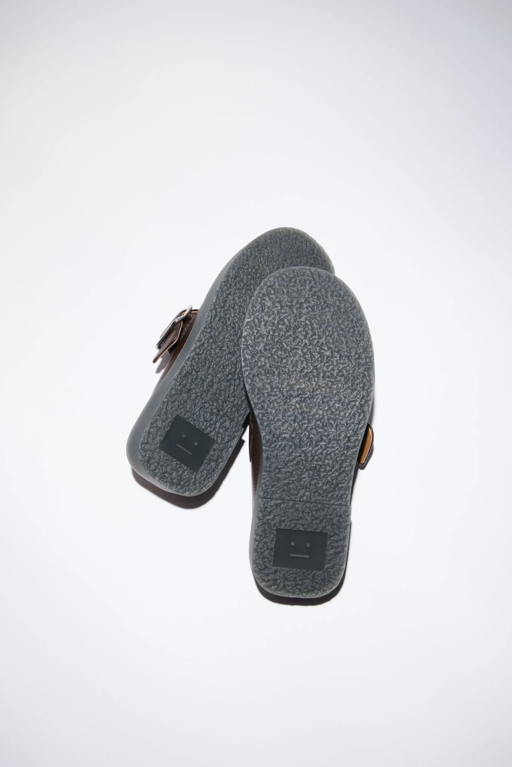 Mules Aus Leder Mit Schnalle