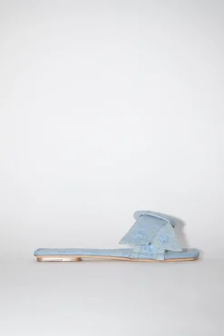 Musubi Sandalen Aus Denim